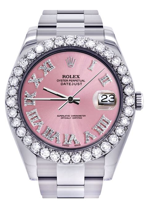 rolex datejust pink dial oyster watch|rolex 2021 datejust.